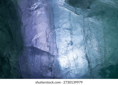Macro Focus Stacking of Raw Fluorite Crystal with Violet Hues