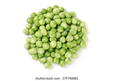 Macro fresh green peas