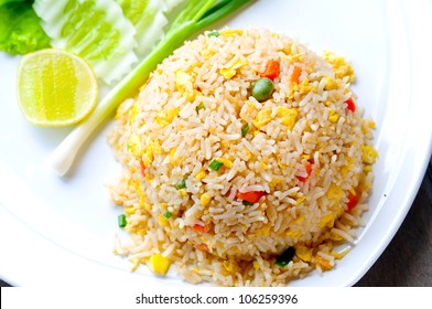 Macro Fried Rice Thai Style