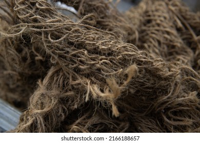 Macro Gunny Sack Texture. Grunge Pattern. Rope