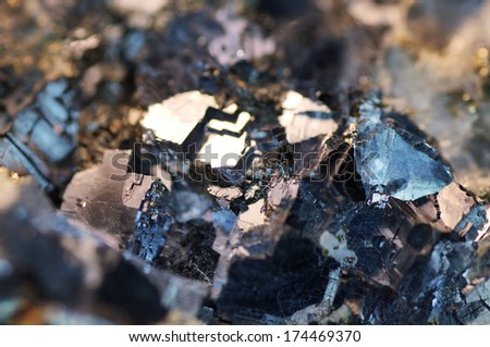 Macro hematite mineral