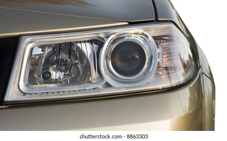 Macro image of a car beacon