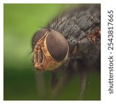 Macro image of a fly