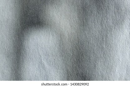 Macro Image Of Grey Halftone Gradient Dots On Newsprint