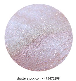 Macro Of Light Beige Mineral Eye Shadow Texture