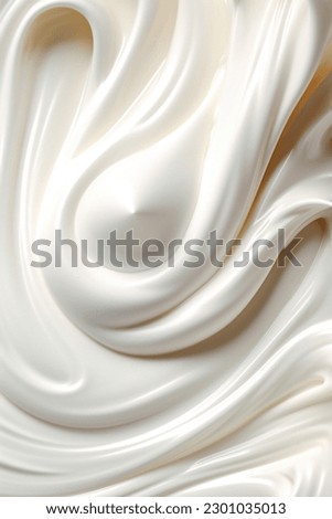 Macro liquid creamy white texture. Vertical