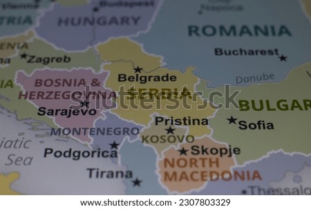 macro map ex yugoslavia states serbia kosovo bosnia montenegro north macedonia