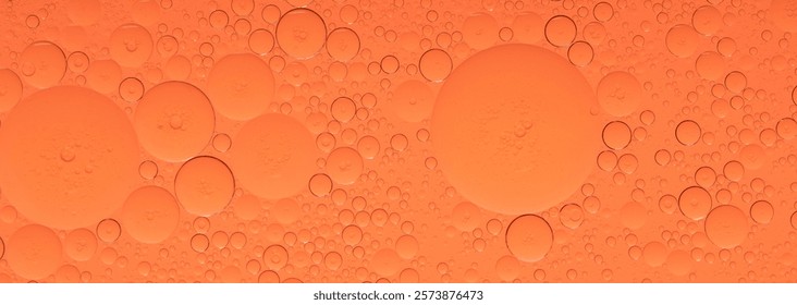 Macro Microscope red bubble texture close-up blood liquid, red macro bubbles Backgrounds red water drops on glass
