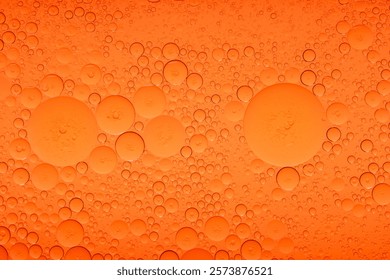 Macro Microscope red bubble texture close-up blood liquid, red macro bubbles Backgrounds red water drops on glass