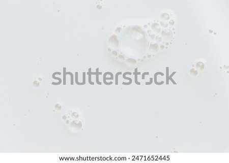 Similar – Image, Stock Photo Bubbles from milk foam on coffee cup in quarter view