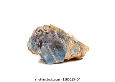 Macro mineral stone Corundum in rock a white background close up - Shutterstock ID 1185525454