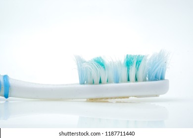 Macro Old Toothbrush