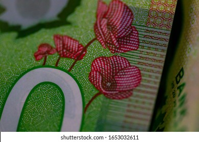 Macro Photo Of A Canadian Twenty Dollar Bill