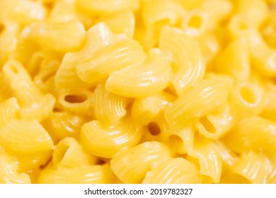 Macro Photo Of Mac And Cheese 