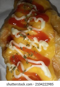 Macro Photo Of Pizza With Perfect Sauce Topping