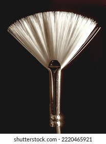 Macro Photography Of Paint Brushes Canvases