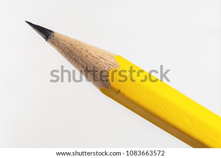 Macro photography of a pencil graphite. Macro shot