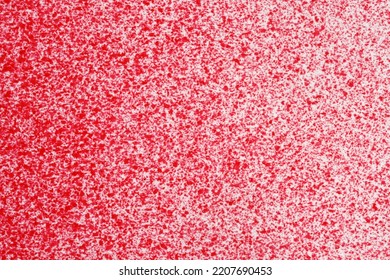 Macro Photography Of Red Spray Paint On White Paper