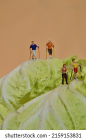 A Macro Photography Of Small Figurines And Objects