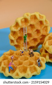 A Macro Photography Of Small Figurines And Objects