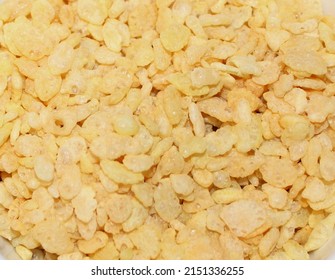 Macro Of Puffed Rice Cereal