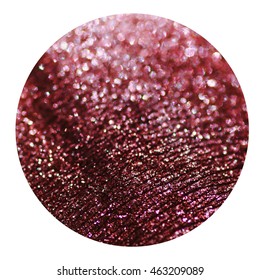 Macro Of Red Mineral Eye Shadow Texture