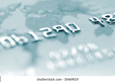 macro shoot  of a credit card. Perfect for background use