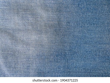 Macro shot blue denim  jean  Modern dress textile  detailed fashion material 