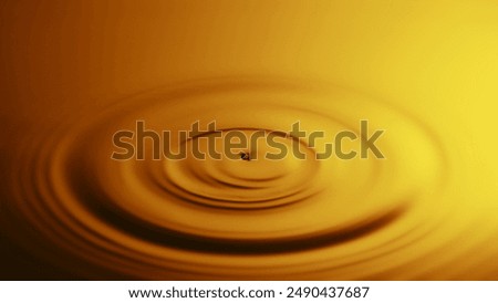 Macro Shot of Coffee Circular Waves. Abstract Dark Coffee Background.
