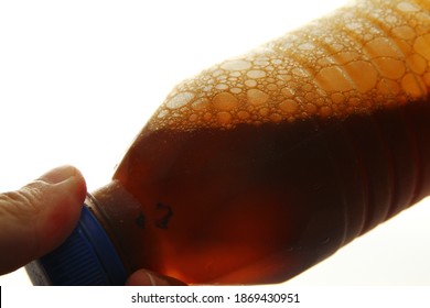 Macro Shot Of Cold Coffee Texture