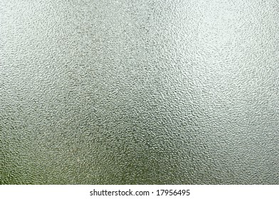 Macro Shot Of Frosted Glass.