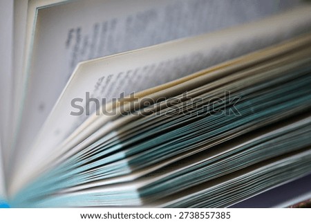 Macro Shot of Georgian Script in Open Book