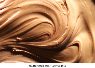 Macro shot of handmade ice cream mixture - Shutterstock ID 2244084611