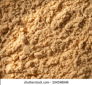 Macro Shot On Ground Ginger Powder