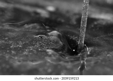 Macro Shot Of Thick Liquid Texture