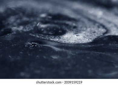 Macro Shot Of Thick Liquid Texture