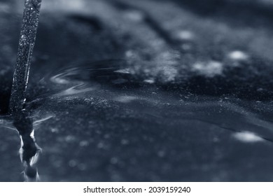 Macro Shot Of Thick Liquid Texture