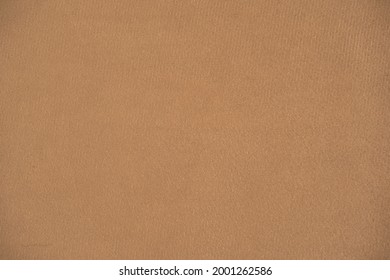 Macro Texture Of Beige Corduroy Fabric