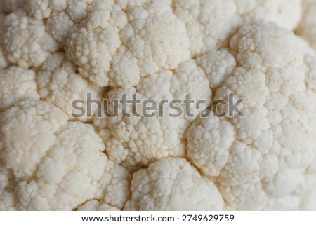 Macro texture of cauliflower florets