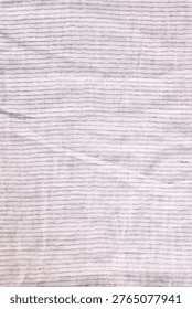 Macro texture of delicate crumpled polyester fabric texture