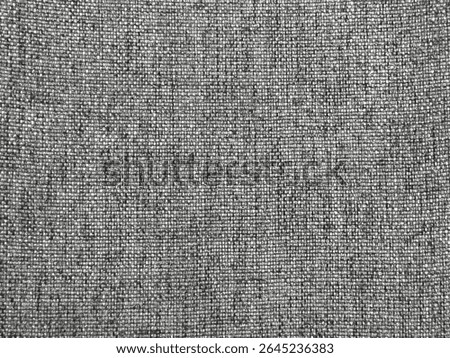 macro texture fabric of large binding for sewing grey background color close-up.