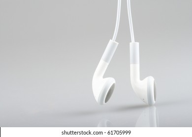 Macro With White Earphones