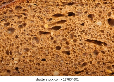 Macro Of Wholemeal Bread Texture