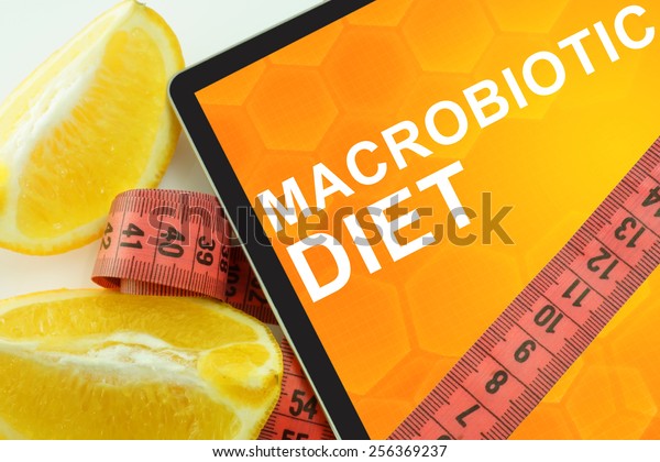 macrobiotic diet on\
tablet.