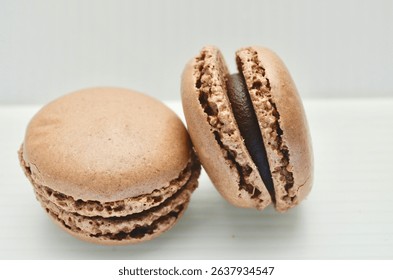 macrons macron sweets close up
