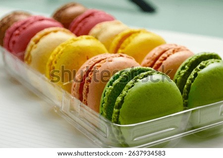 macrons macron sweets close up