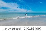 Madeira Beach, Florida, Fishing Pole, Landscape, Original Photo by Christy Mandeville