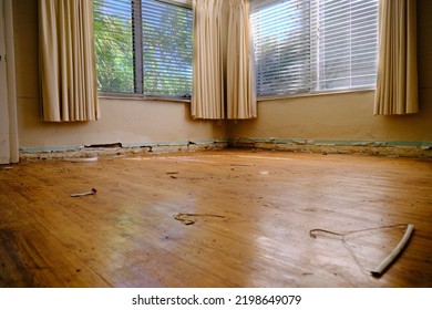 Madeira Beach, Florida USA  January 5 2021: Damage To A Home  Flooded By Tropical Storm Eta As It Slammed The Tampa Bay Region.