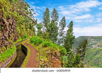 Madeira, Hiking Along Irrigation Channel (Levada)