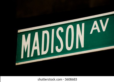 Madison Avenue Street Sign